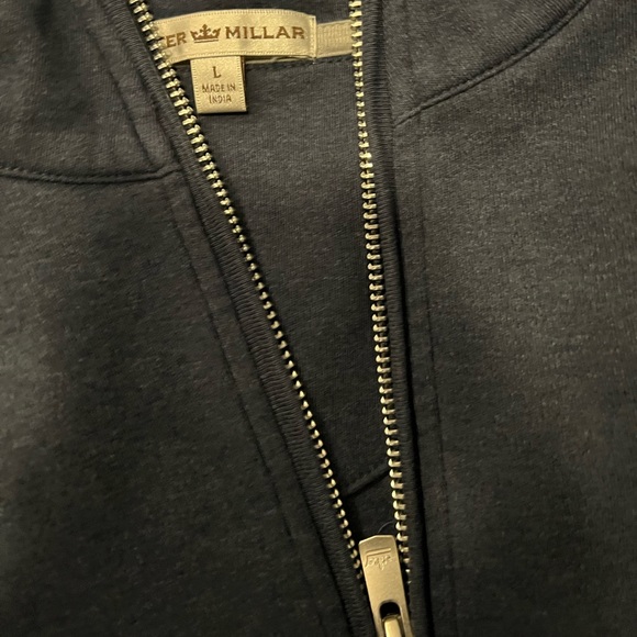 Peter Millar 1/4 zip. Navy size L - Picture 2 of 5
